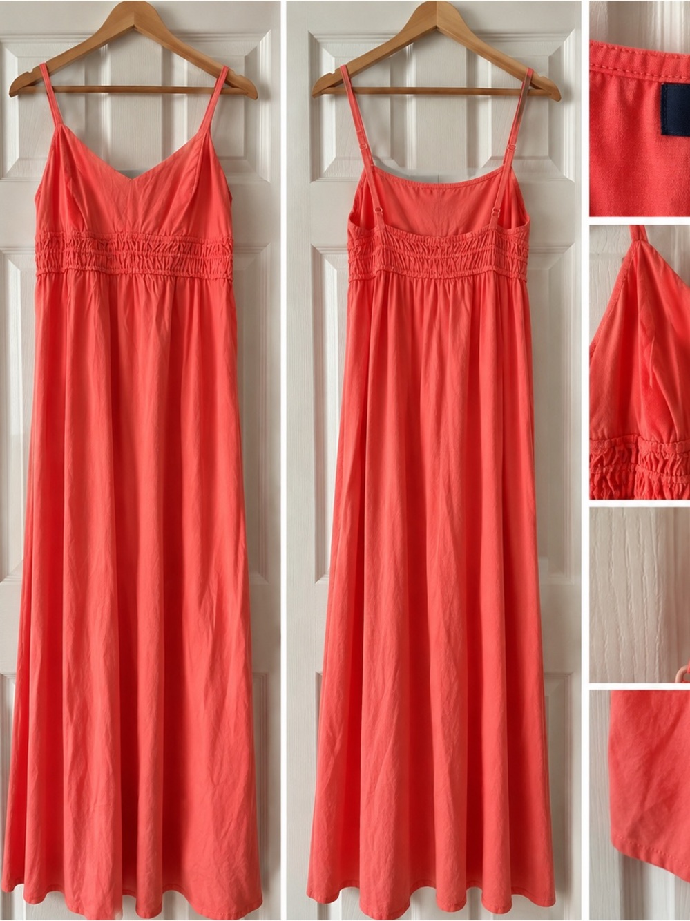 Old Navy Women’s Coral Maxi Sundress, size medium
